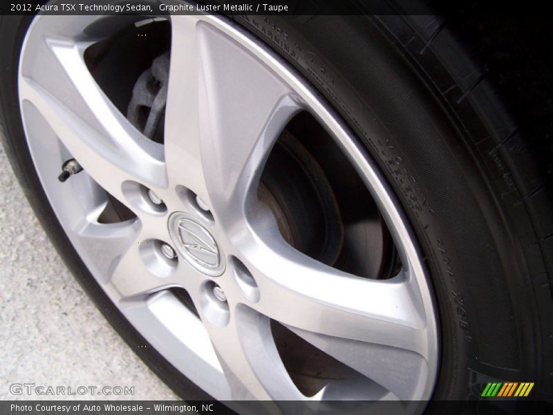 Graphite Luster Metallic / Taupe 2012 Acura TSX Technology Sedan