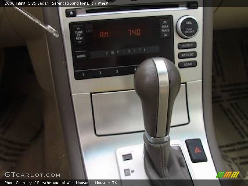 Serengeti Sand Metallic / Wheat 2006 Infiniti G 35 Sedan