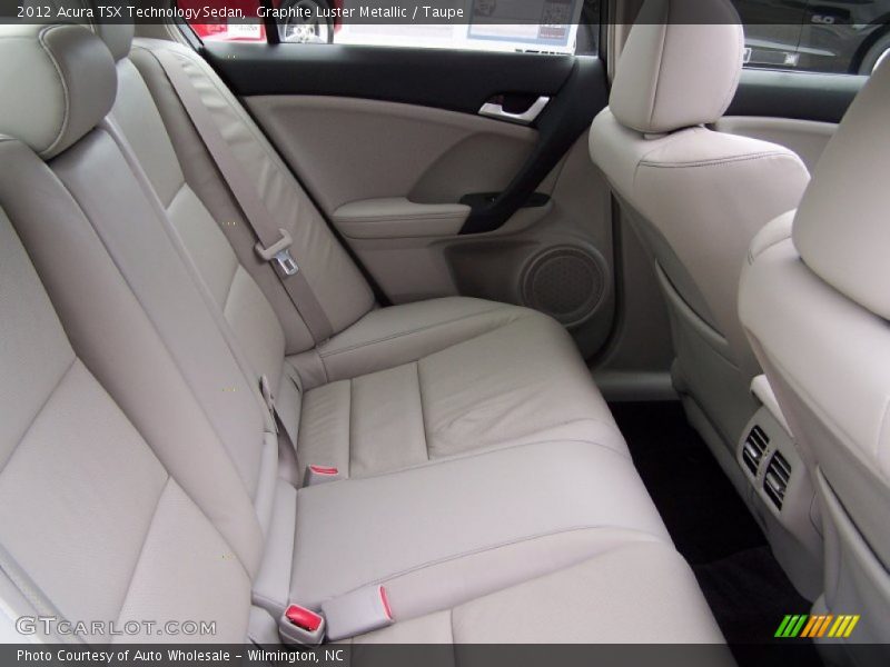 Graphite Luster Metallic / Taupe 2012 Acura TSX Technology Sedan