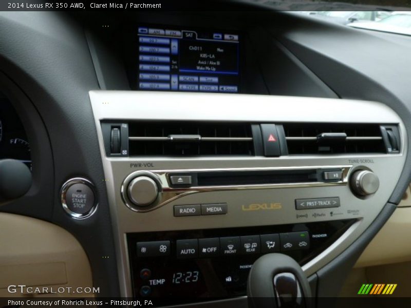 Claret Mica / Parchment 2014 Lexus RX 350 AWD