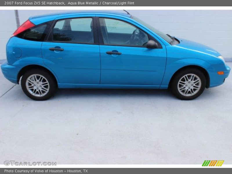  2007 Focus ZX5 SE Hatchback Aqua Blue Metallic
