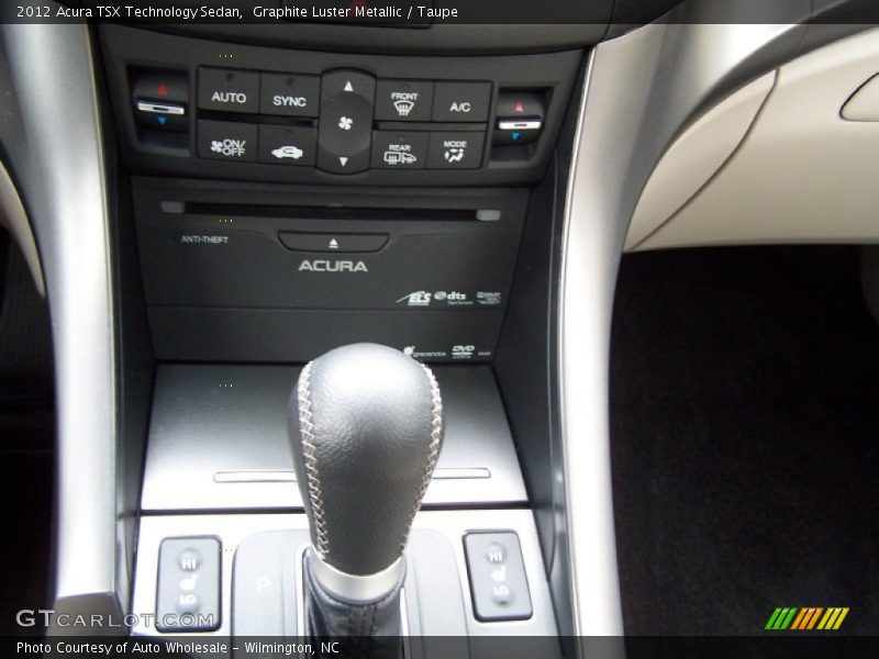 Graphite Luster Metallic / Taupe 2012 Acura TSX Technology Sedan