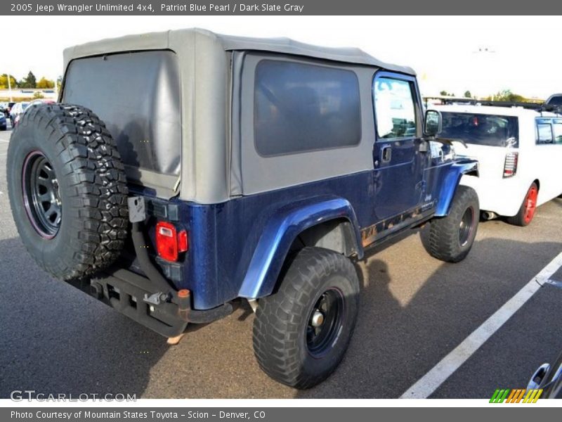 Patriot Blue Pearl / Dark Slate Gray 2005 Jeep Wrangler Unlimited 4x4