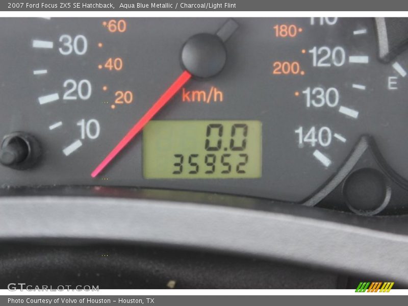 Aqua Blue Metallic / Charcoal/Light Flint 2007 Ford Focus ZX5 SE Hatchback