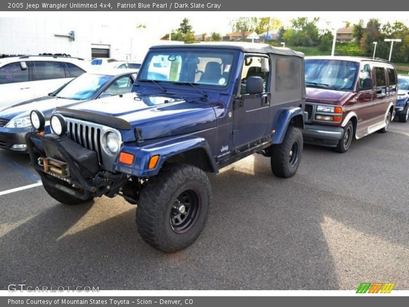 Patriot Blue Pearl / Dark Slate Gray 2005 Jeep Wrangler Unlimited 4x4