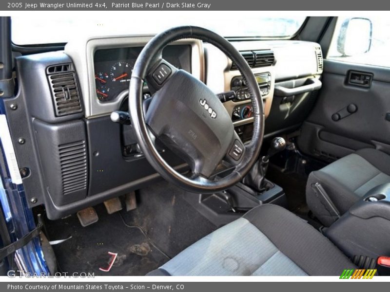 Patriot Blue Pearl / Dark Slate Gray 2005 Jeep Wrangler Unlimited 4x4