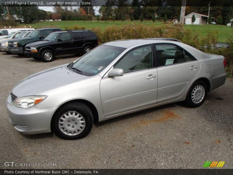 Lunar Mist Metallic / Stone 2003 Toyota Camry LE