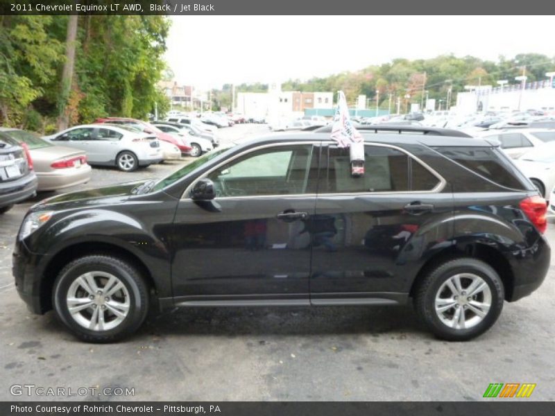 Black / Jet Black 2011 Chevrolet Equinox LT AWD