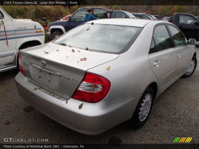 Lunar Mist Metallic / Stone 2003 Toyota Camry LE