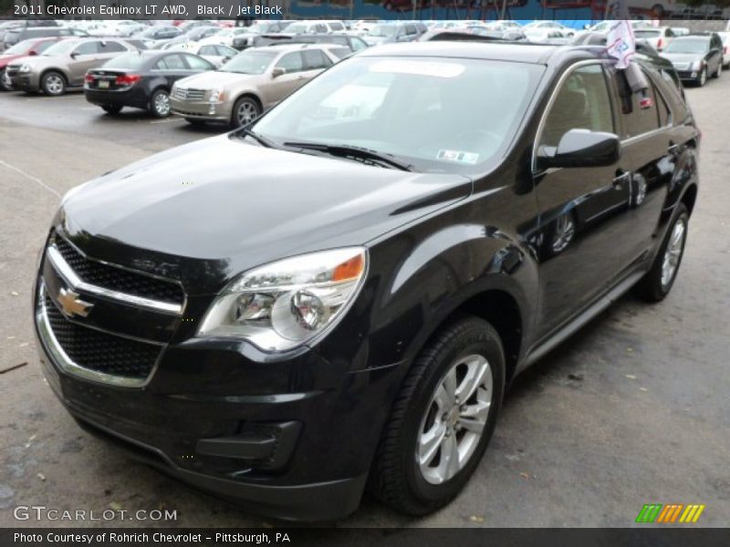 Black / Jet Black 2011 Chevrolet Equinox LT AWD