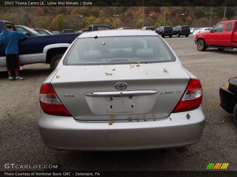 Lunar Mist Metallic / Stone 2003 Toyota Camry LE