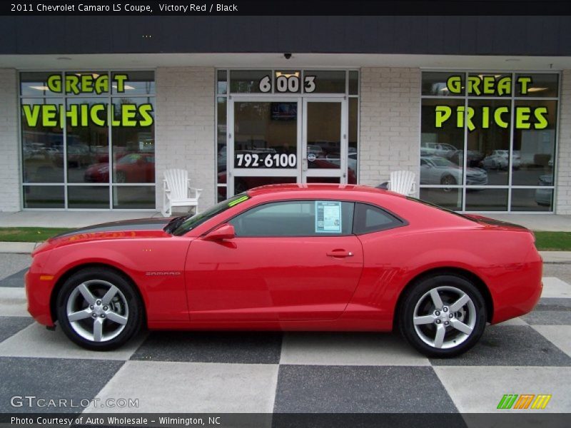 Victory Red / Black 2011 Chevrolet Camaro LS Coupe