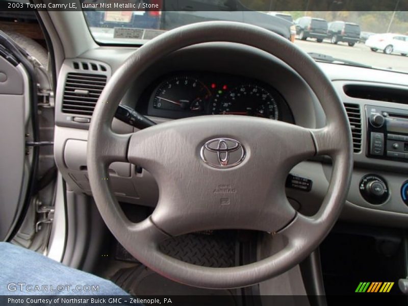Lunar Mist Metallic / Stone 2003 Toyota Camry LE