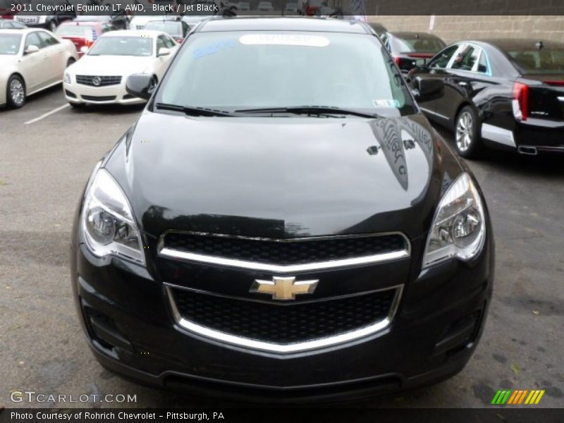 Black / Jet Black 2011 Chevrolet Equinox LT AWD