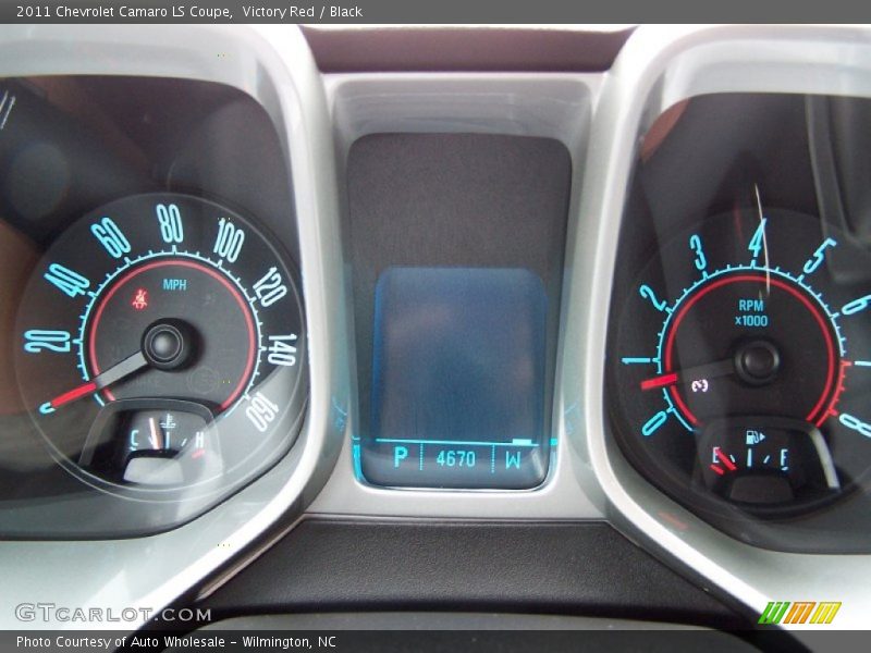 Victory Red / Black 2011 Chevrolet Camaro LS Coupe