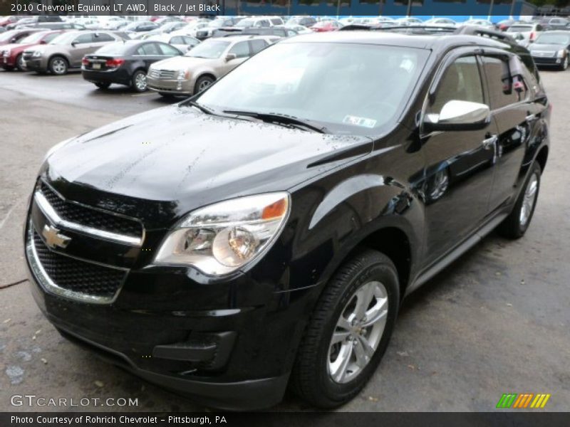 Black / Jet Black 2010 Chevrolet Equinox LT AWD