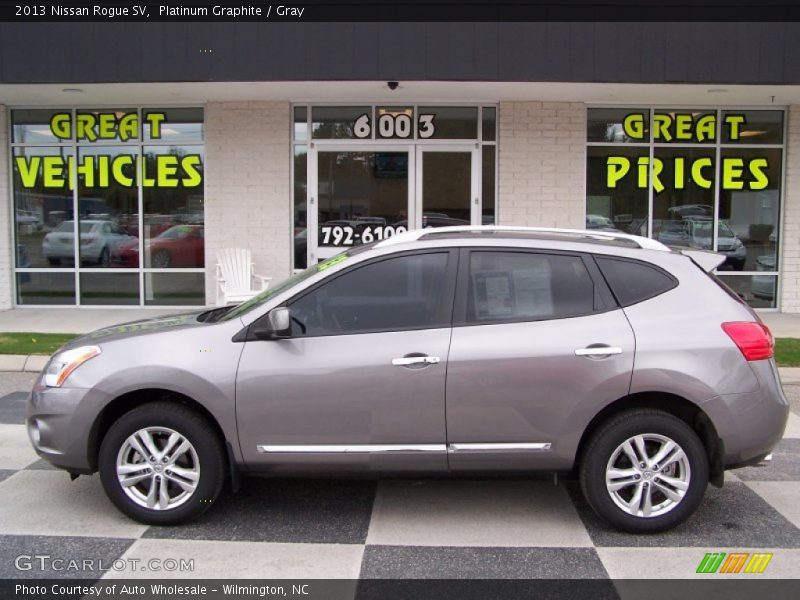 Platinum Graphite / Gray 2013 Nissan Rogue SV