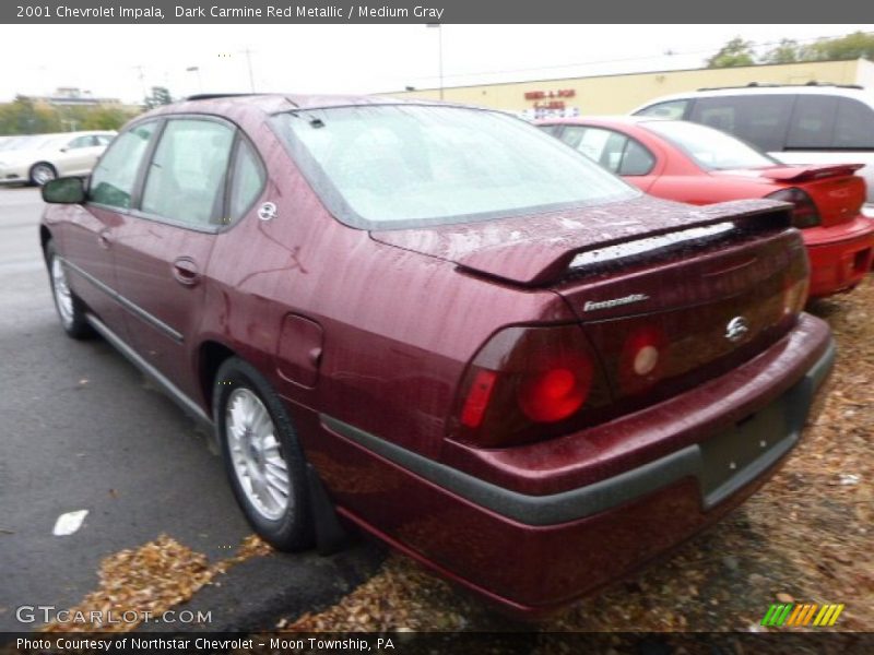 Dark Carmine Red Metallic / Medium Gray 2001 Chevrolet Impala