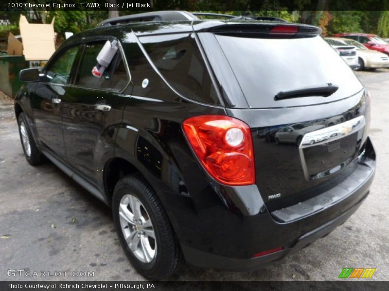Black / Jet Black 2010 Chevrolet Equinox LT AWD