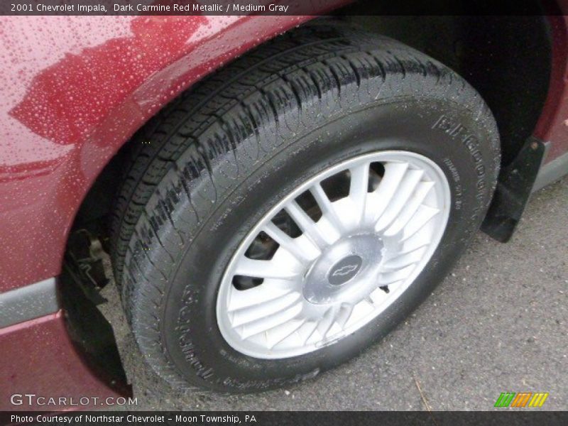 Dark Carmine Red Metallic / Medium Gray 2001 Chevrolet Impala