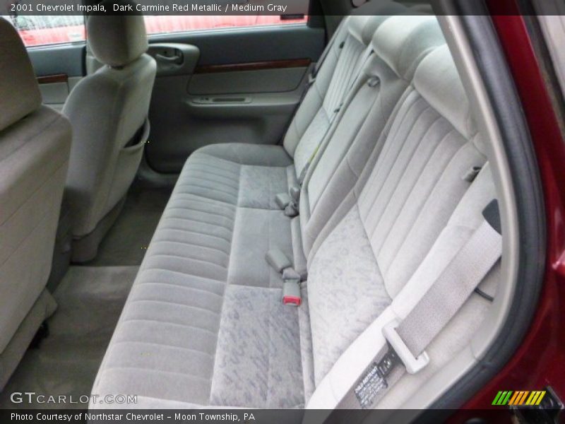 Dark Carmine Red Metallic / Medium Gray 2001 Chevrolet Impala
