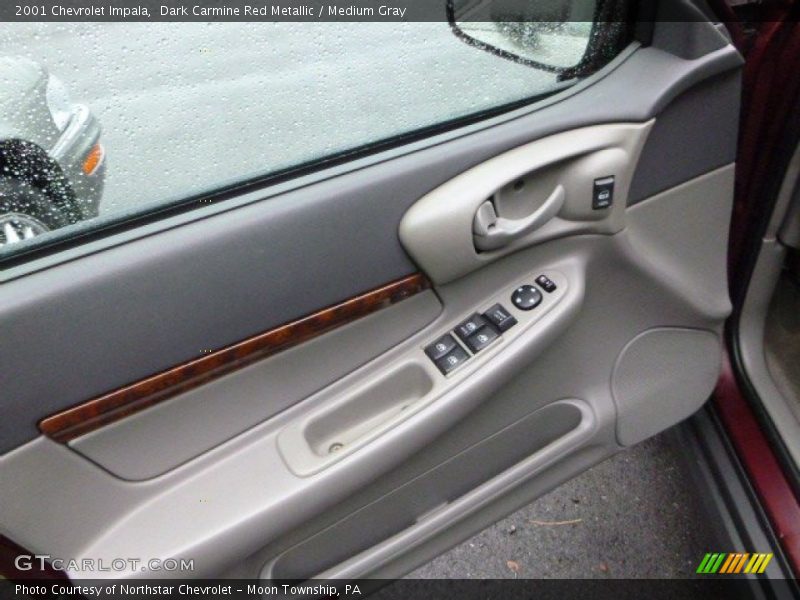 Dark Carmine Red Metallic / Medium Gray 2001 Chevrolet Impala