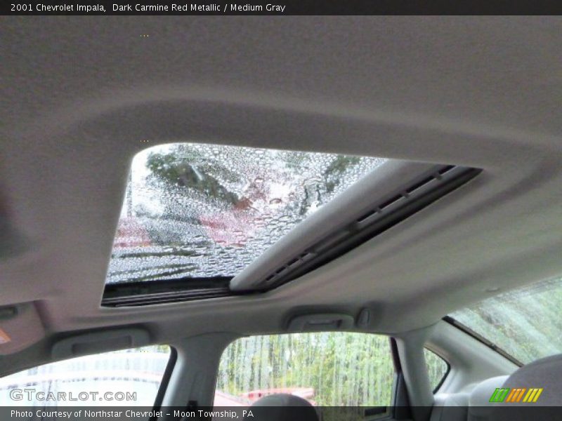 Dark Carmine Red Metallic / Medium Gray 2001 Chevrolet Impala