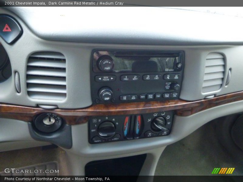Dark Carmine Red Metallic / Medium Gray 2001 Chevrolet Impala