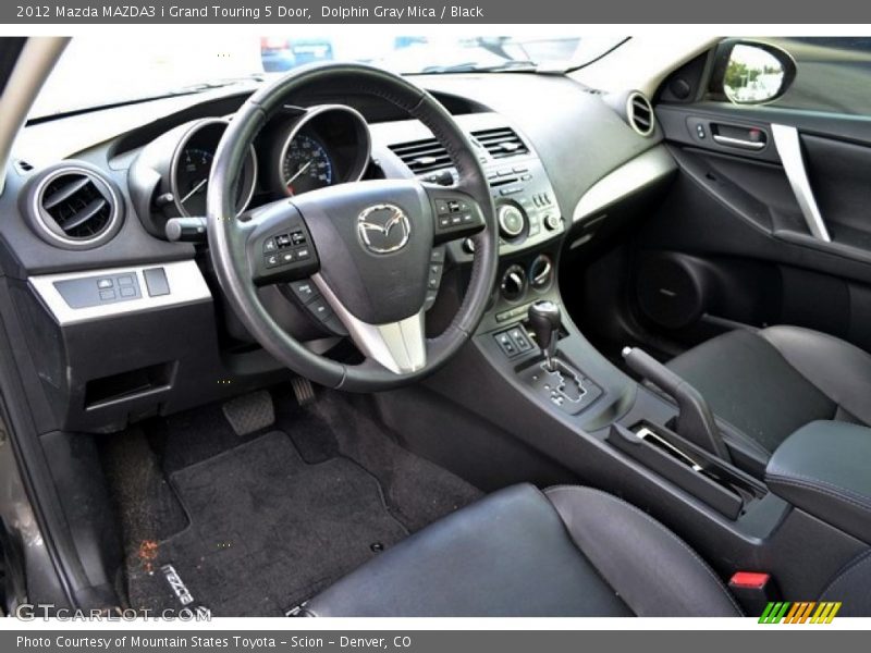 Black Interior - 2012 MAZDA3 i Grand Touring 5 Door 