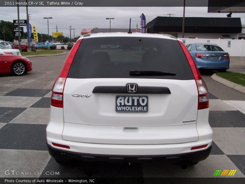 Taffeta White / Gray 2011 Honda CR-V SE