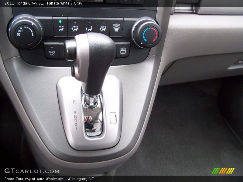 Taffeta White / Gray 2011 Honda CR-V SE