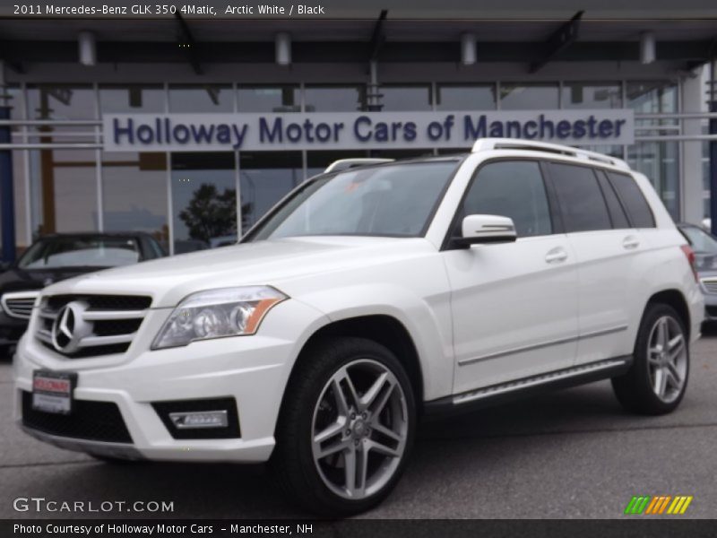 Arctic White / Black 2011 Mercedes-Benz GLK 350 4Matic