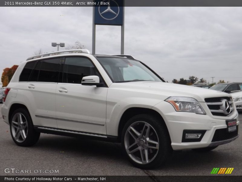 Arctic White / Black 2011 Mercedes-Benz GLK 350 4Matic