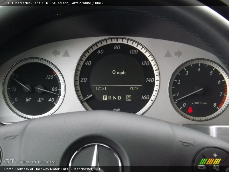 Arctic White / Black 2011 Mercedes-Benz GLK 350 4Matic