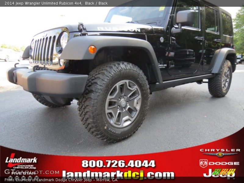 Black / Black 2014 Jeep Wrangler Unlimited Rubicon 4x4