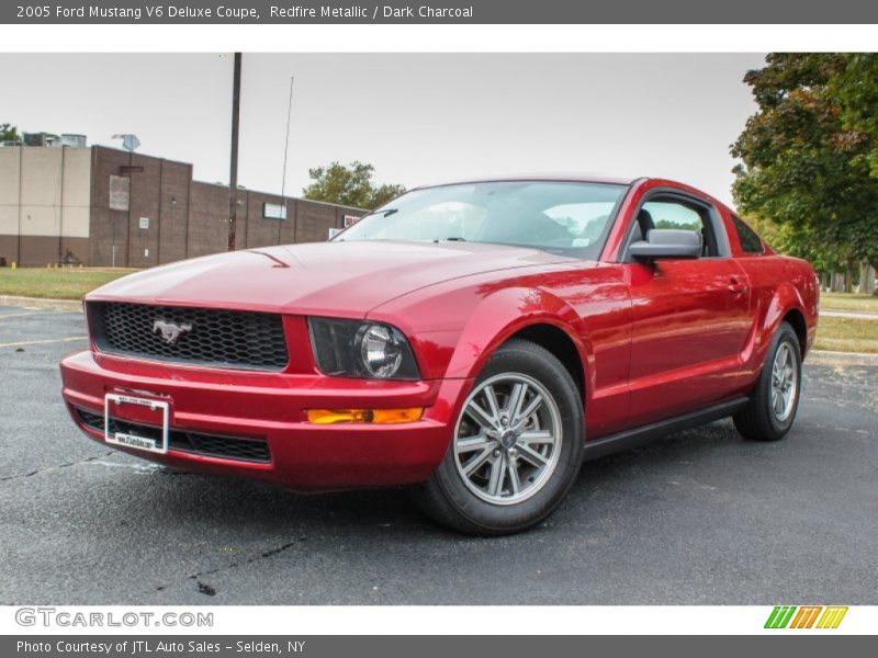 Redfire Metallic / Dark Charcoal 2005 Ford Mustang V6 Deluxe Coupe