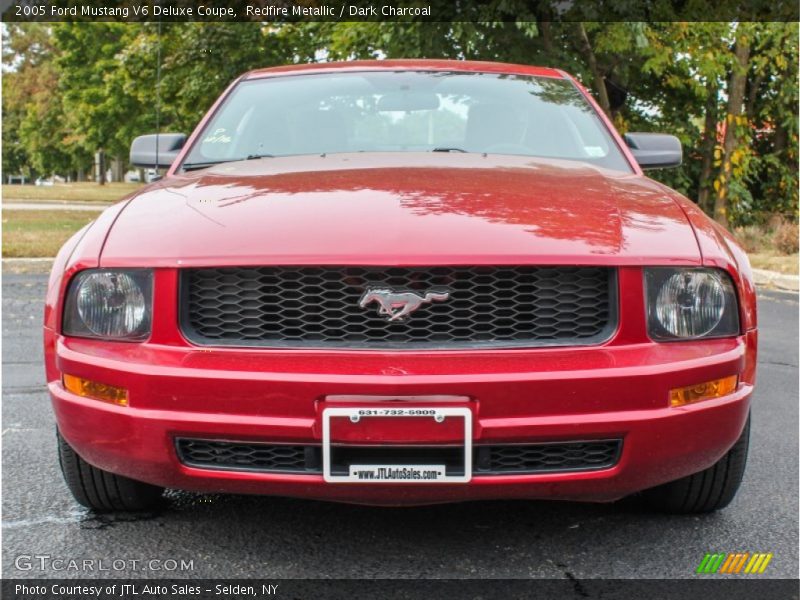 Redfire Metallic / Dark Charcoal 2005 Ford Mustang V6 Deluxe Coupe