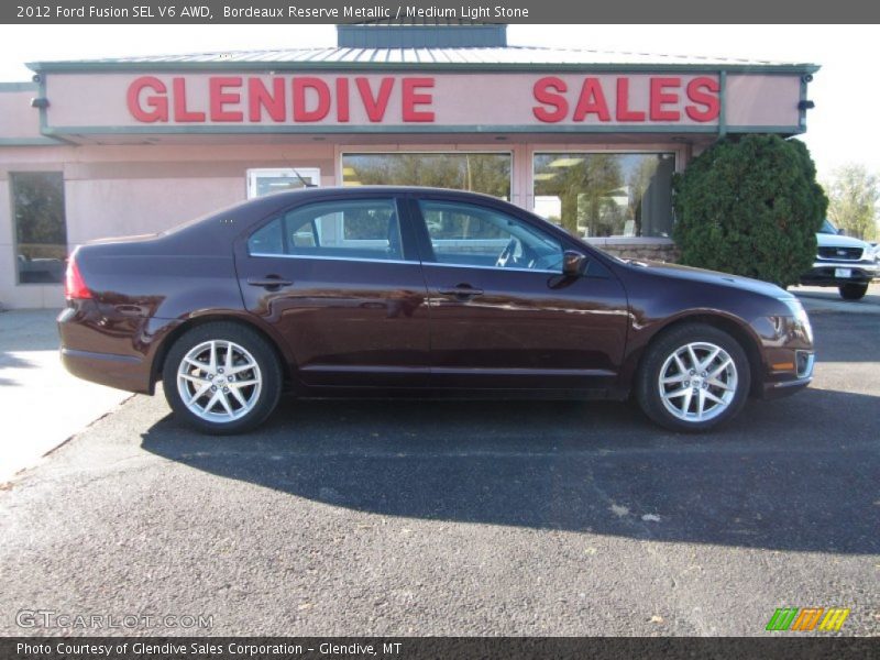 Bordeaux Reserve Metallic / Medium Light Stone 2012 Ford Fusion SEL V6 AWD