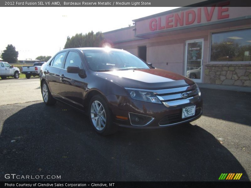 Bordeaux Reserve Metallic / Medium Light Stone 2012 Ford Fusion SEL V6 AWD