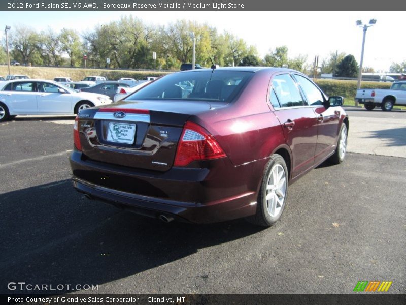 Bordeaux Reserve Metallic / Medium Light Stone 2012 Ford Fusion SEL V6 AWD