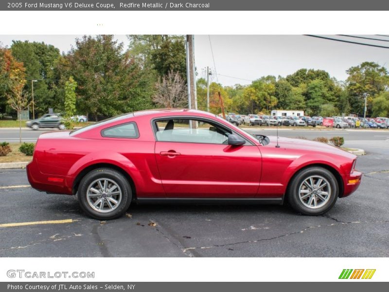 Redfire Metallic / Dark Charcoal 2005 Ford Mustang V6 Deluxe Coupe