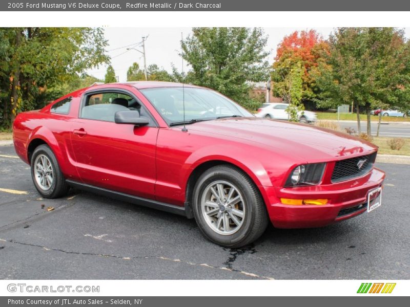 Redfire Metallic / Dark Charcoal 2005 Ford Mustang V6 Deluxe Coupe