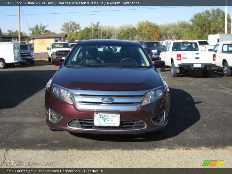 Bordeaux Reserve Metallic / Medium Light Stone 2012 Ford Fusion SEL V6 AWD