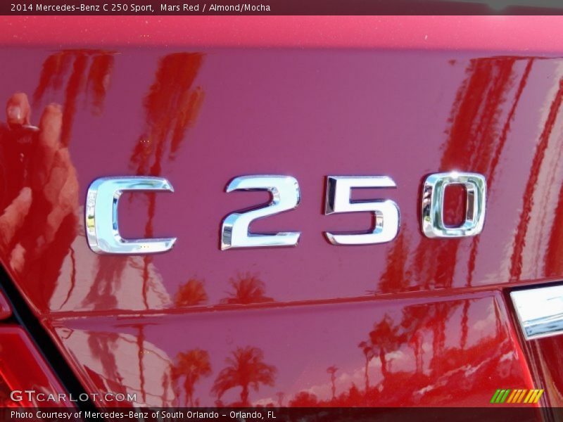 Mars Red / Almond/Mocha 2014 Mercedes-Benz C 250 Sport