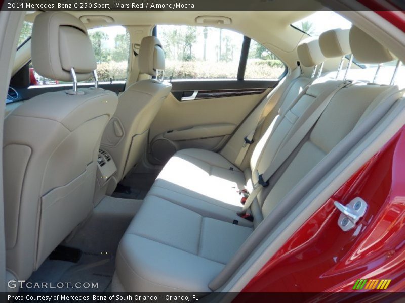 Mars Red / Almond/Mocha 2014 Mercedes-Benz C 250 Sport