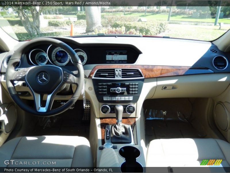 Mars Red / Almond/Mocha 2014 Mercedes-Benz C 250 Sport