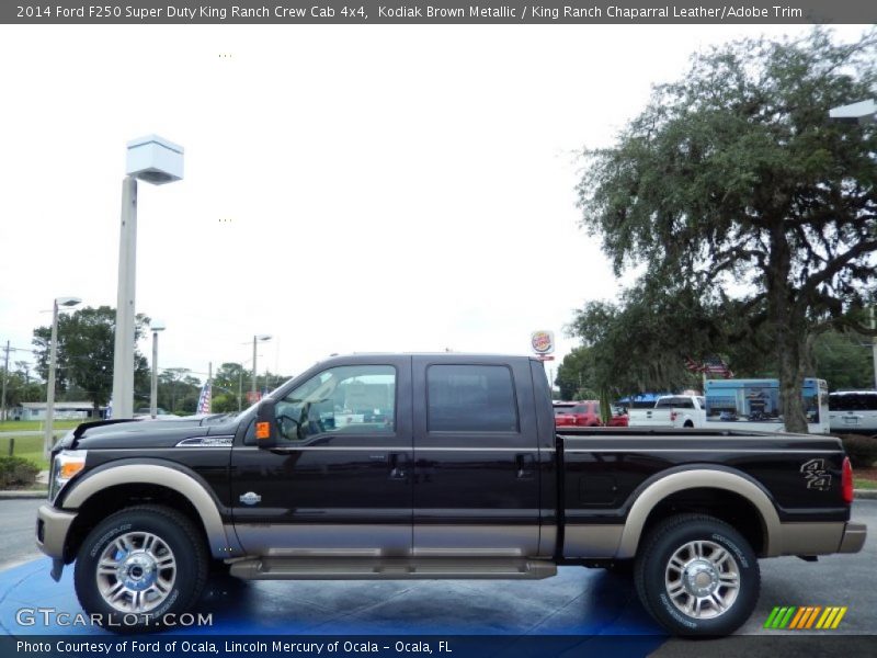  2014 F250 Super Duty King Ranch Crew Cab 4x4 Kodiak Brown Metallic