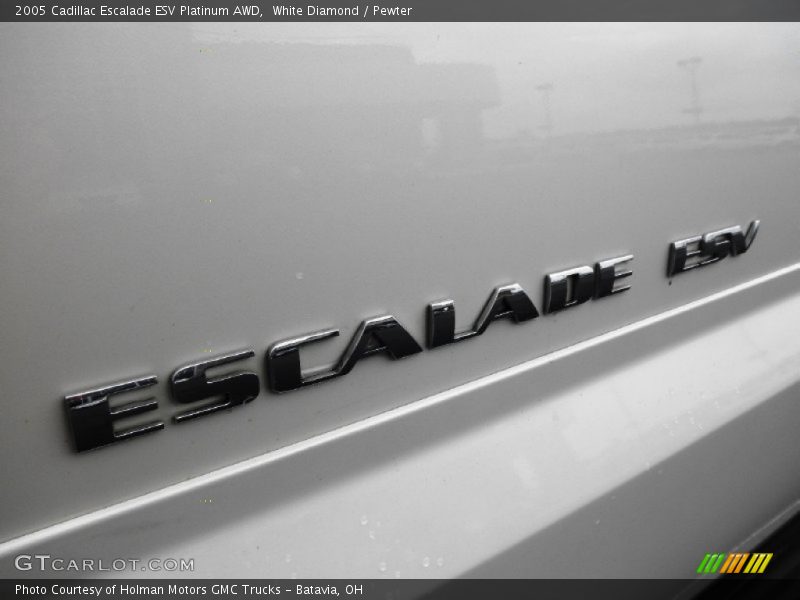 White Diamond / Pewter 2005 Cadillac Escalade ESV Platinum AWD