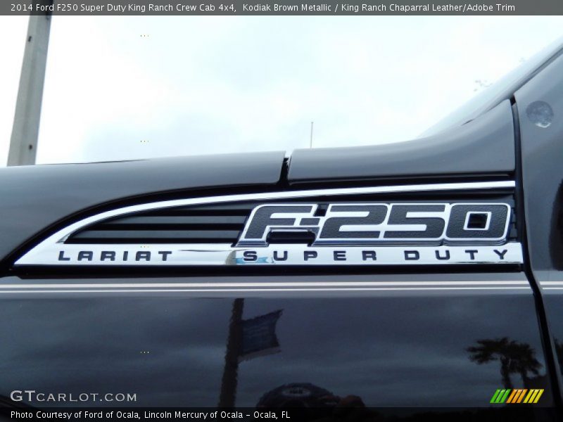 Kodiak Brown Metallic / King Ranch Chaparral Leather/Adobe Trim 2014 Ford F250 Super Duty King Ranch Crew Cab 4x4