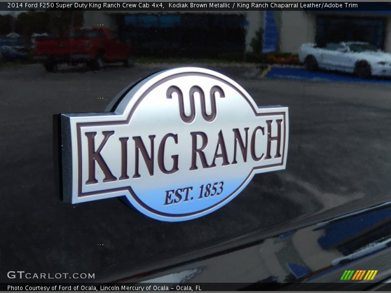Kodiak Brown Metallic / King Ranch Chaparral Leather/Adobe Trim 2014 Ford F250 Super Duty King Ranch Crew Cab 4x4